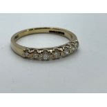 9ct gold diamond ring