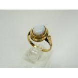 9ct gold opal ring