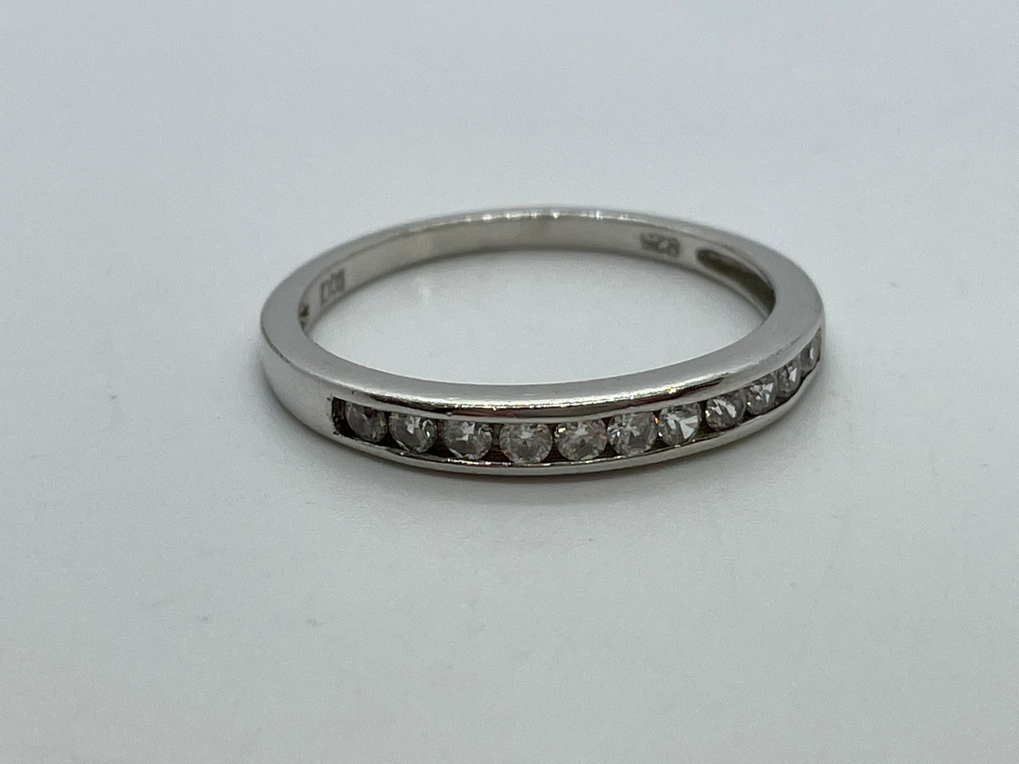 Silver CZ ring