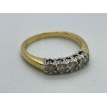 18ct gold diamond ring