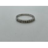 18ct white gold diamond ring