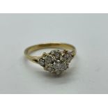 18ct gold diamond ring