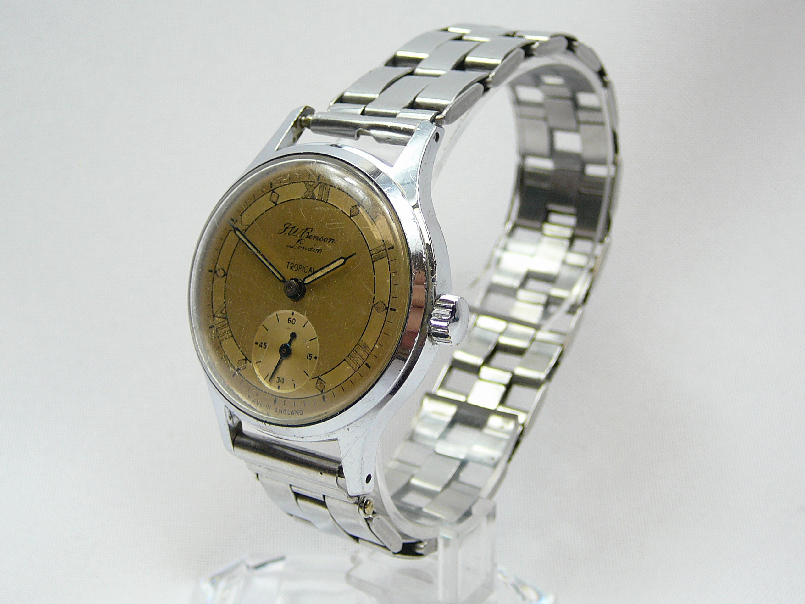 Gents vintage JW Benson wristwatch - Image 3 of 3