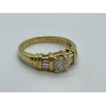 18ct gold diamond ring