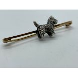 9ct gold brooch