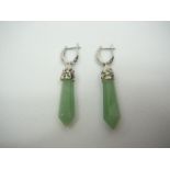 Jade earrings