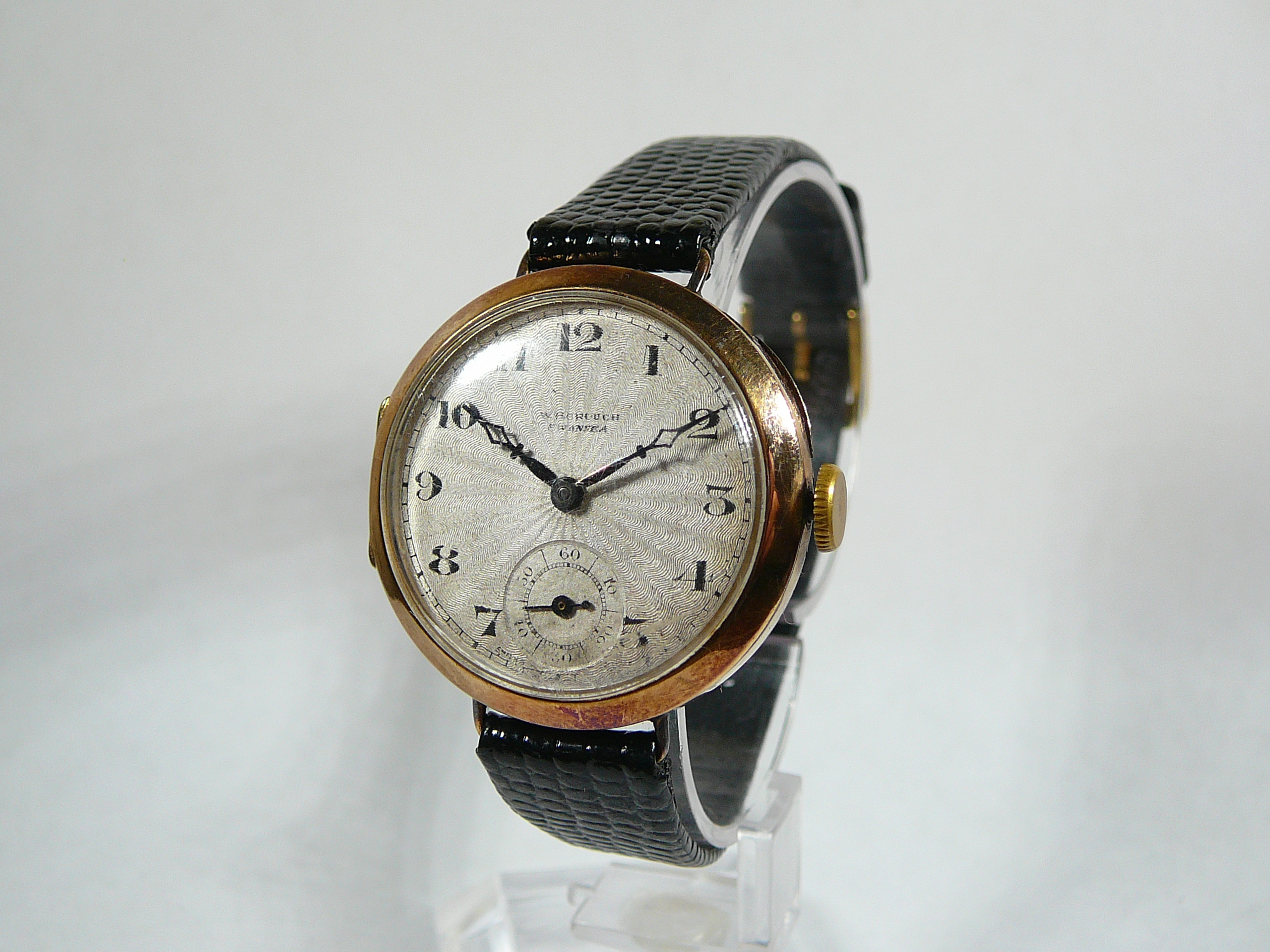 Gents Antique Gold Wrist Watch - Image 2 of 3