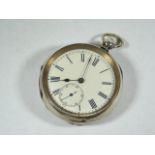 Gents Antique Silver Pocket Watch