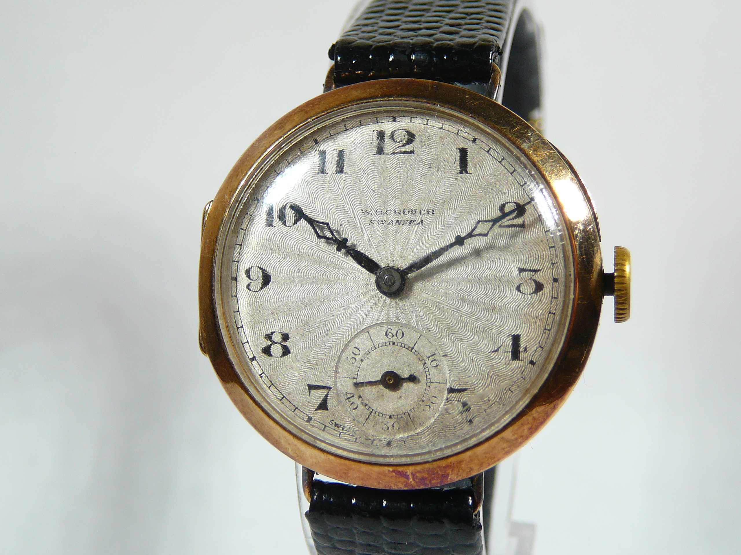 Gents Antique Gold Wrist Watch