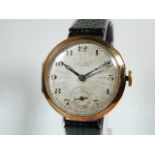 Gents Antique Gold Wrist Watch