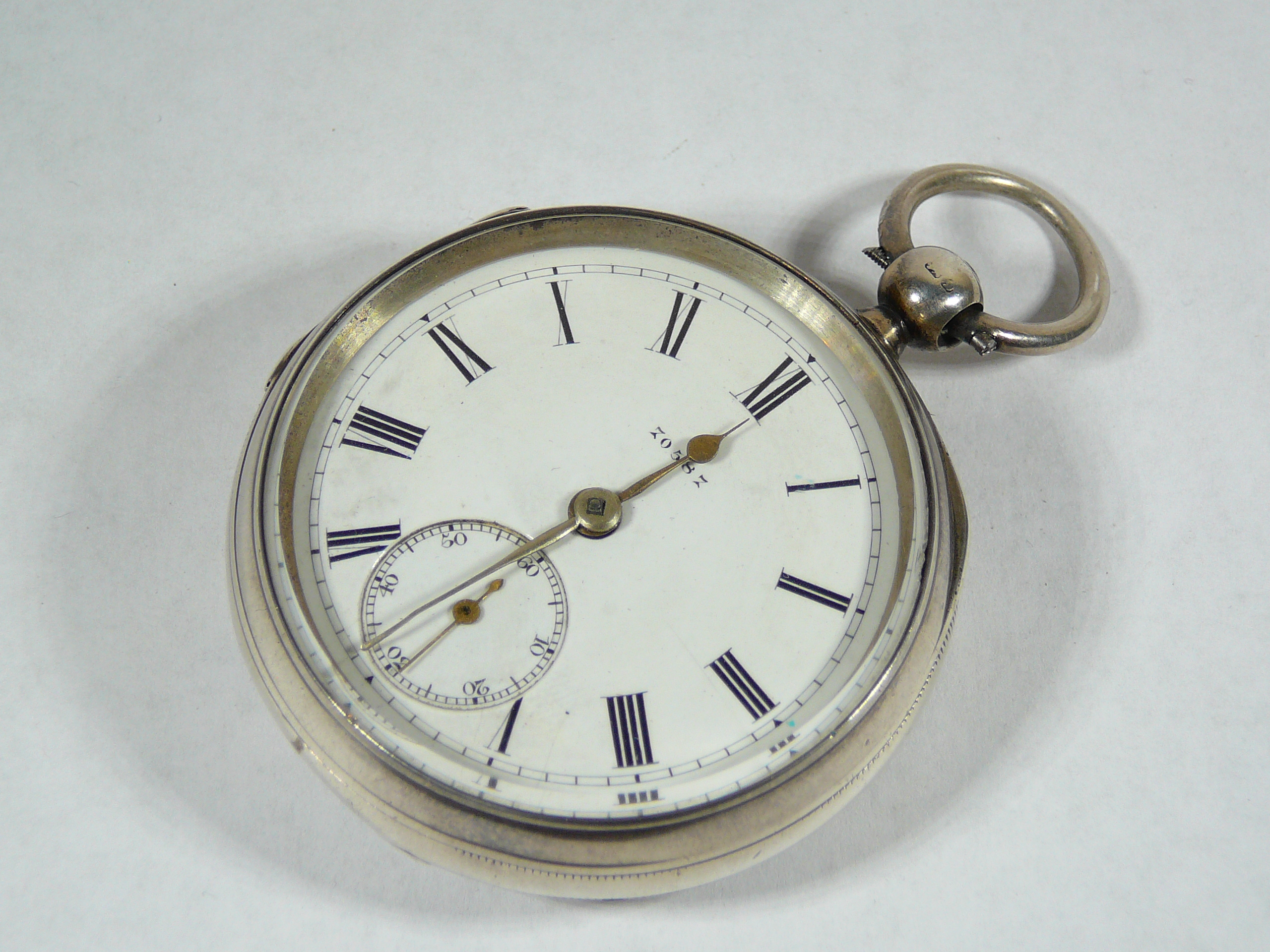 Gents Antique Silver Pocket Watch