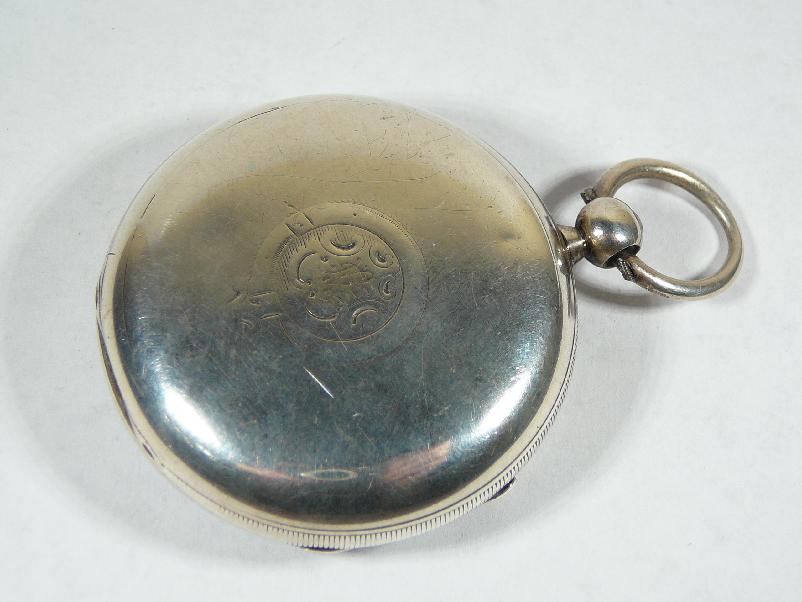 Gents Antique Silver Pocket Watch - Image 2 of 4