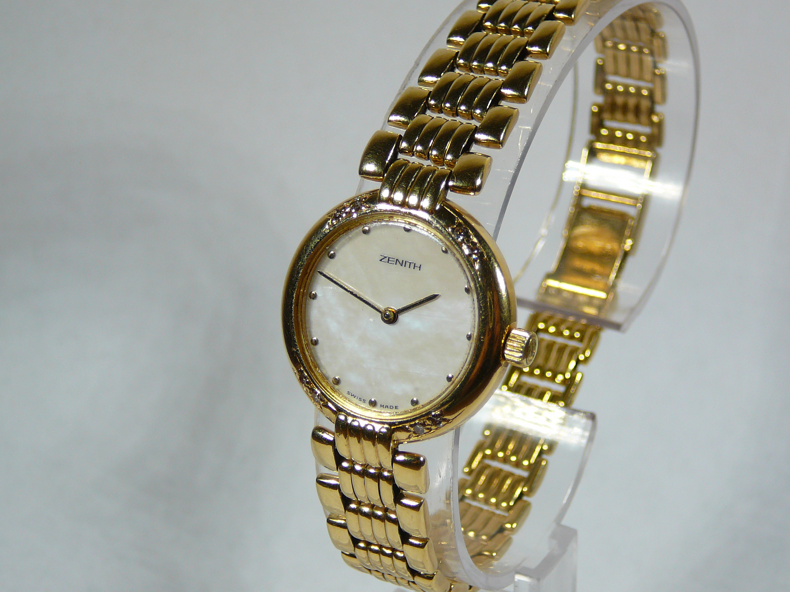 Ladies Zenith Gold Wrist Watch - Image 2 of 3