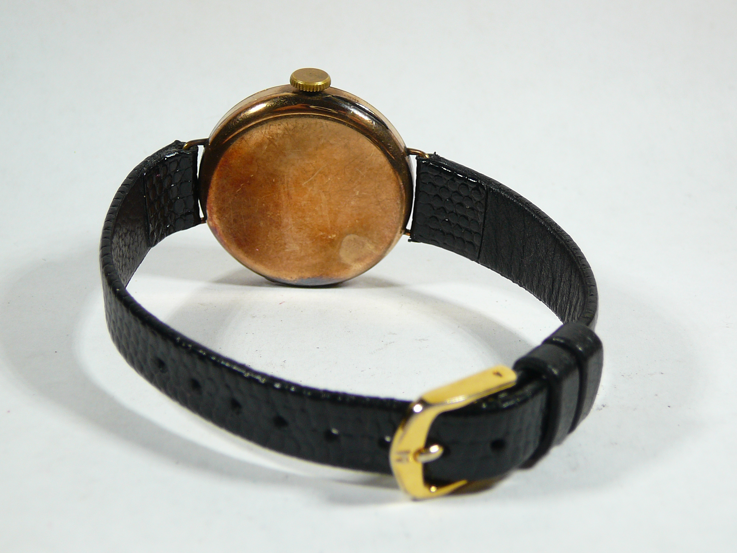 Gents Antique Gold Wrist Watch - Image 3 of 3