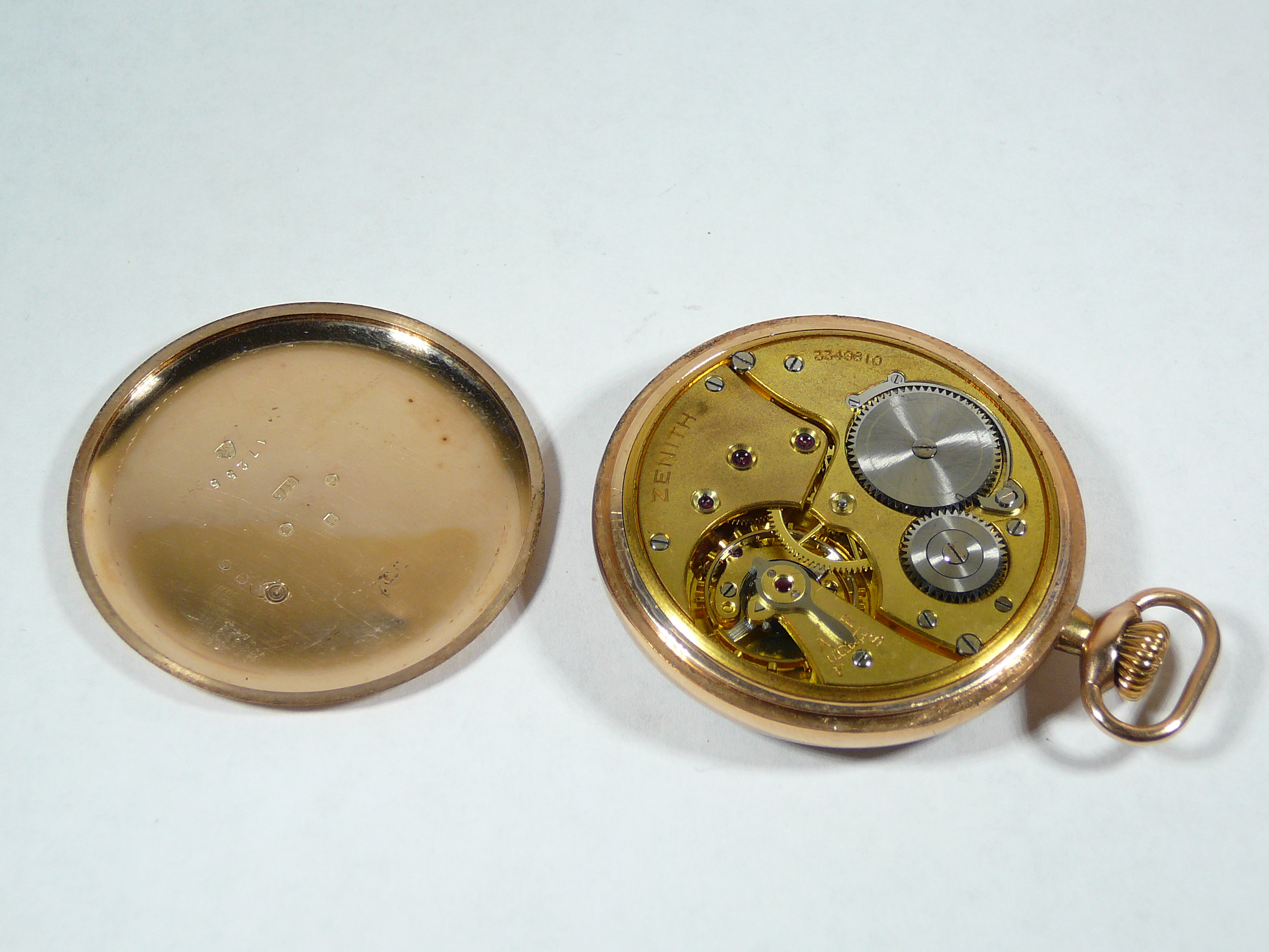 Gents Gold Zenith Pocket Watch - Image 3 of 3