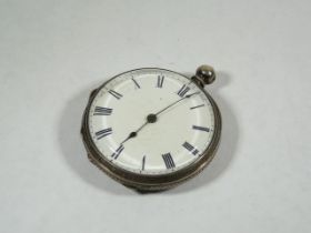 Ladies Antique Silver Fob Watch