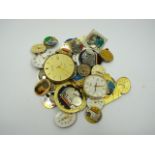 37 assorted quartz watch movements