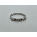 18ct white gold diamond ring