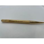 14ct gold patterned pencil