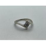 18ct white gold diamond ring