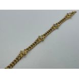 15ct gold opal bracelet