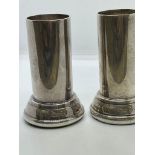 Silver candle stick holders