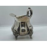 Silver cream jug