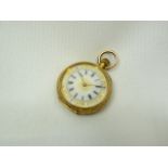 Ladies Antique Gold Fob Watch