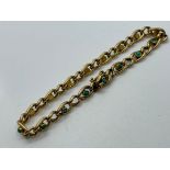 15ct gold turquoise bracelet