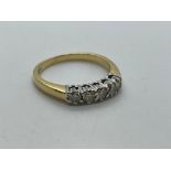 18ct gold diamond eternity ring