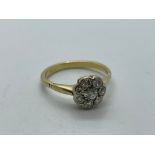 18ct gold diamond ring