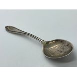 Sterling silver spoon