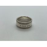 Sterling silver Tiffany and co. ring