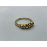 18ct gold diamond ring