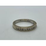 18ct gold diamond eternity ring