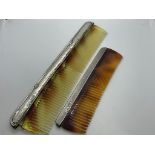 Sterling silver combs
