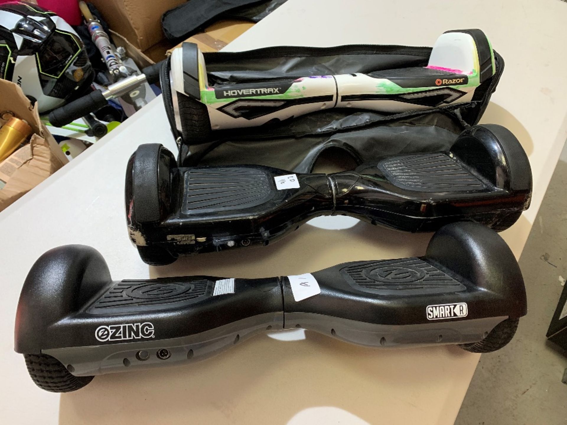 Hovertrax Razor 2.0 hoverboard (includes case and power supply) Zinc smart R hover board and