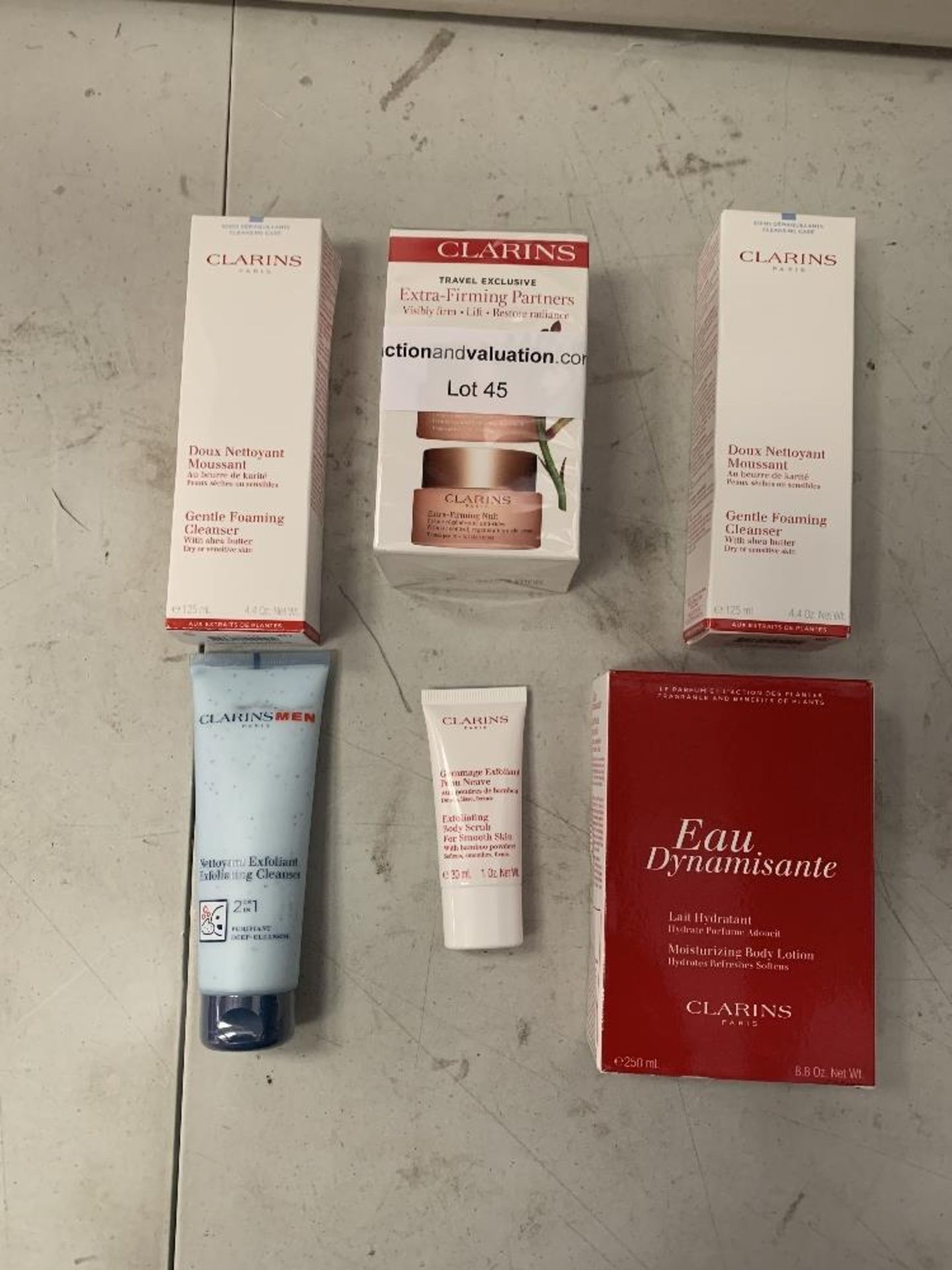 Beauty products sealed / unused to include; Clarins travel exclusive (contains - extra firming night