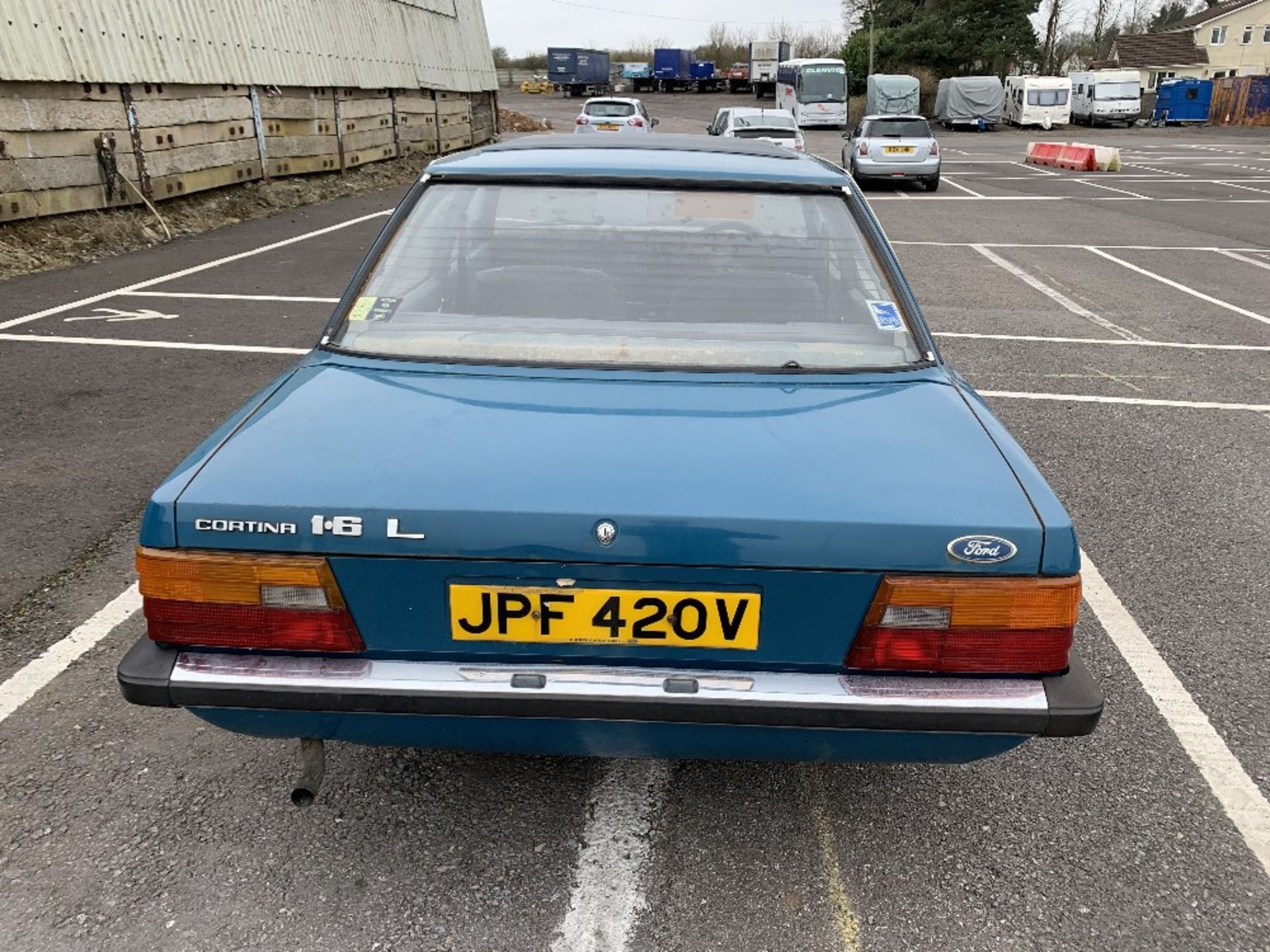 1980 Ford Cortina L, 1593cc petrol manual, four door saloon, registration: JPF420. No V5, MOT - Image 5 of 31