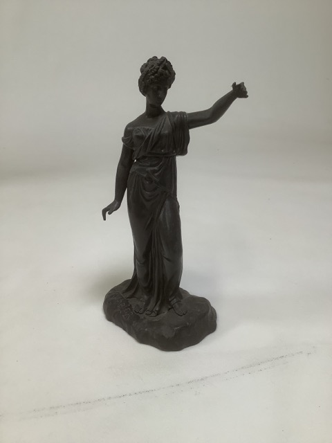 Albert Ernst Carrier~Belleuse (French 1824-1887) Bronze figure of a classical maiden. Signed to base - Image 2 of 2