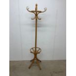 A Bentwood hat stand.W:57cm x D:57cm x H:197cm