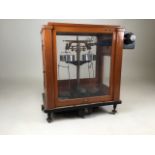 Stanton Instruments chemist/pharmacy scales. Model Insta 30/B. In a mahogany case.