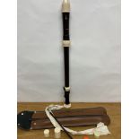 A Yamaha Tenor recorder.