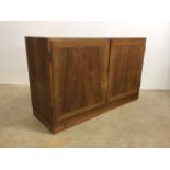 A Danish mid century rosewood veneered sideboard by H.C.Mobler.W:110cm x D:40cm x H:69cmW: