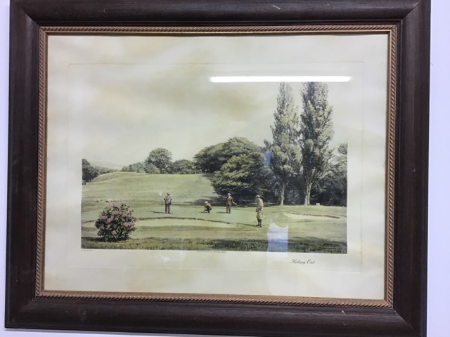 Two golfing prints. W:84cm x D:cm x H:72cm - Image 2 of 3