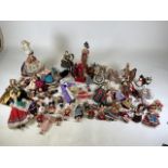 A large collection of dolls and toys from around the world; Japan, Taiwan, Poland and others.