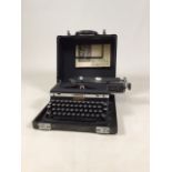 A Royal Deluxe office appliance type writer. Made in Shanghai. Working order.