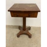 Small occasional table with drawer.W:44cm x D:38cm x H:72cm