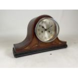 A H.Samuel eight day mahogany mantel clock