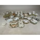 A large collection of ceramics to include Duchess China, Kernewek, Royal Winston, Kirklands